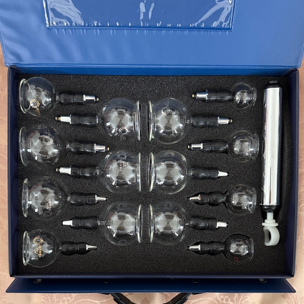 Glass Cupping Set with Pump